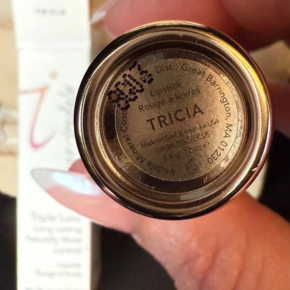 Jane Iredale Triple Luxe Long Lasting Naturally Moist Lipstick‎ Tricia 0.12oz